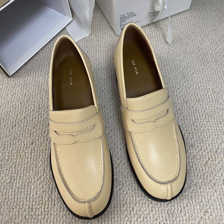 The Row High-Heeled Loafers