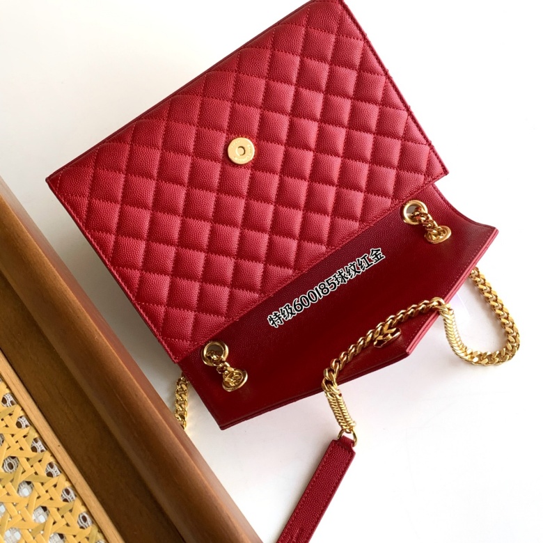 YSL Small Envelope Bag,Medium Leather Bag