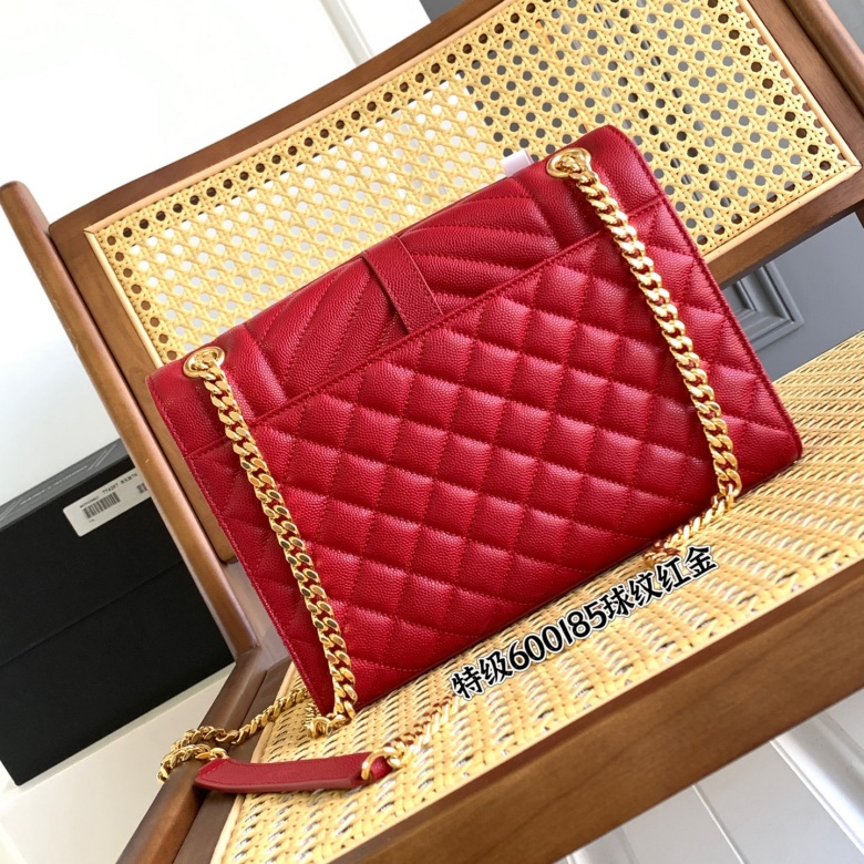 YSL Small Envelope Bag,Medium Leather Bag