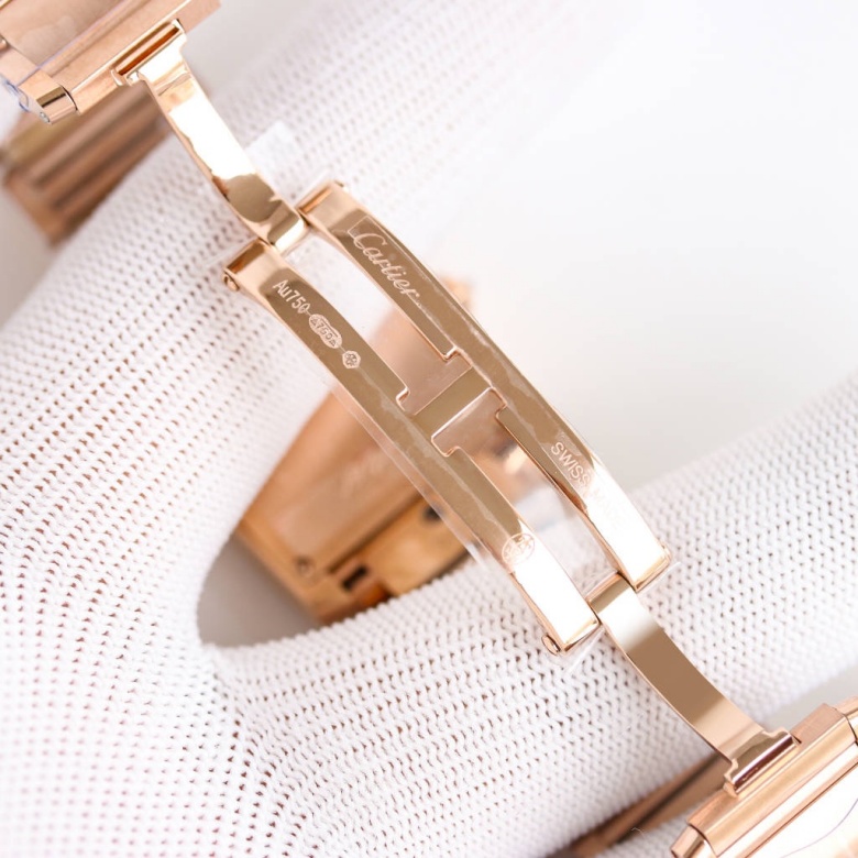 fake diamond cartier watch vs real