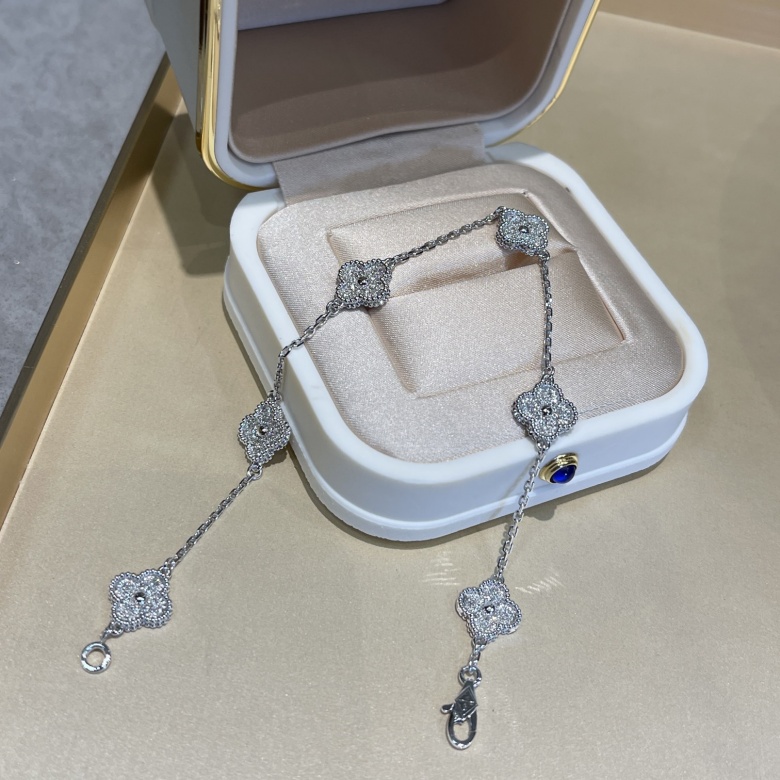 van cleef diamond bracelet | van cleef bracelet fake vs real？