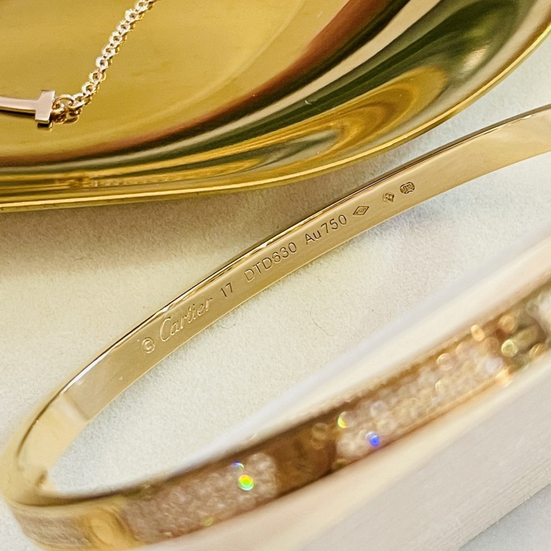 fake cartier nail bracelet vs real
